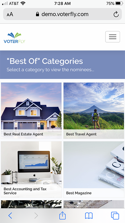 Best of Categories Screenshot